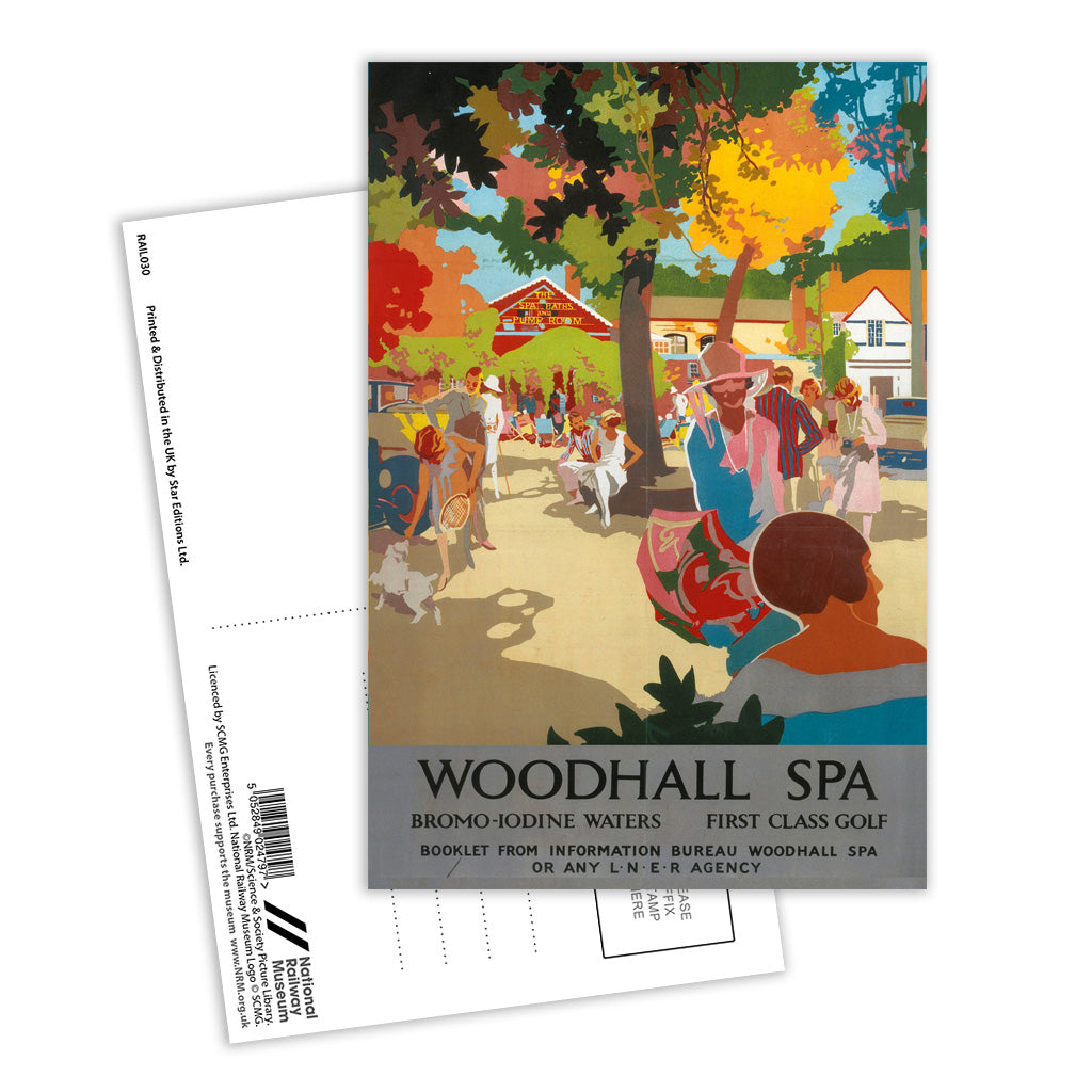 Woodhall Spa, Bromo-Iodine Waters Postcard Pack of 8