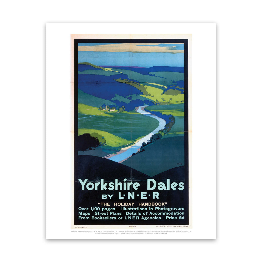 Yorkshire Dales by LNER Art Print