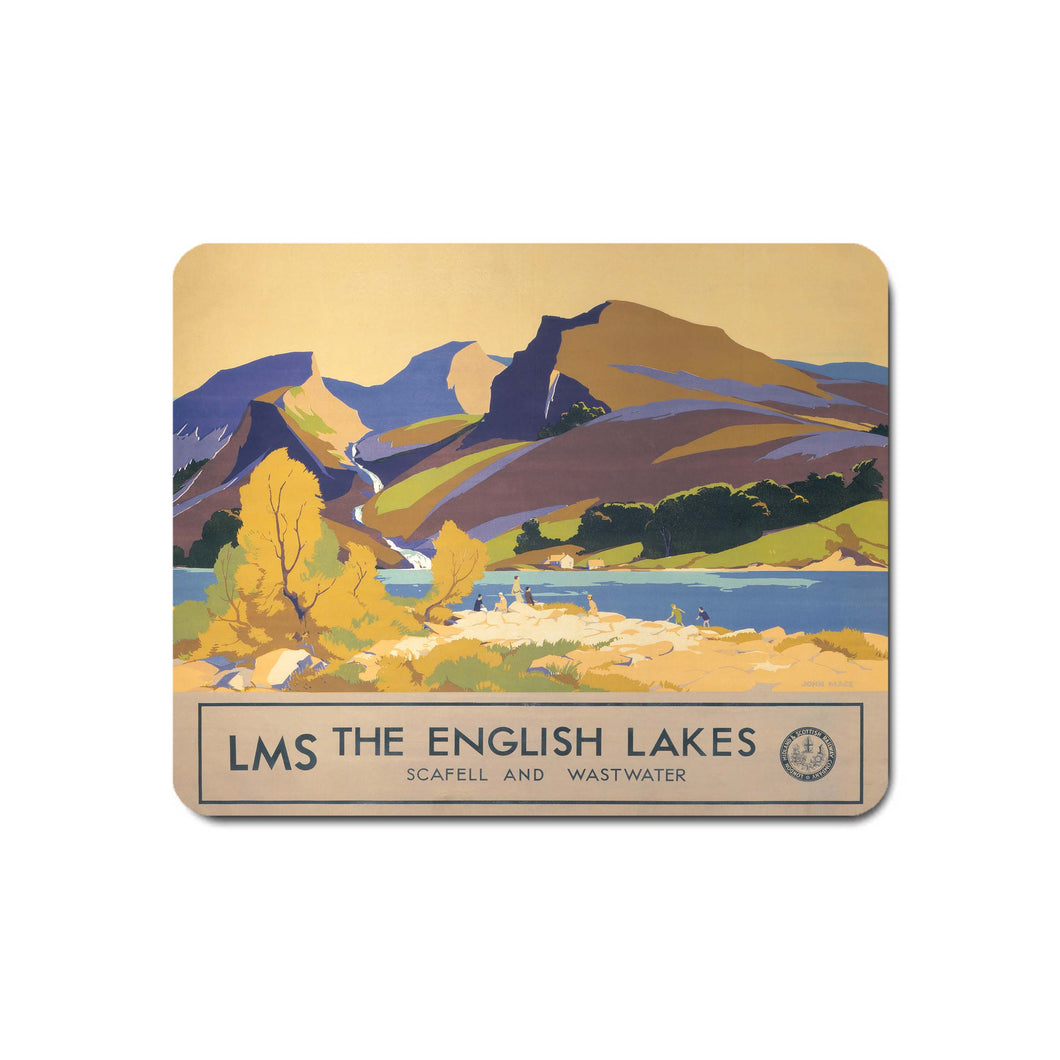 The English Lakes, Scafell and Wastwater - Mouse Mat