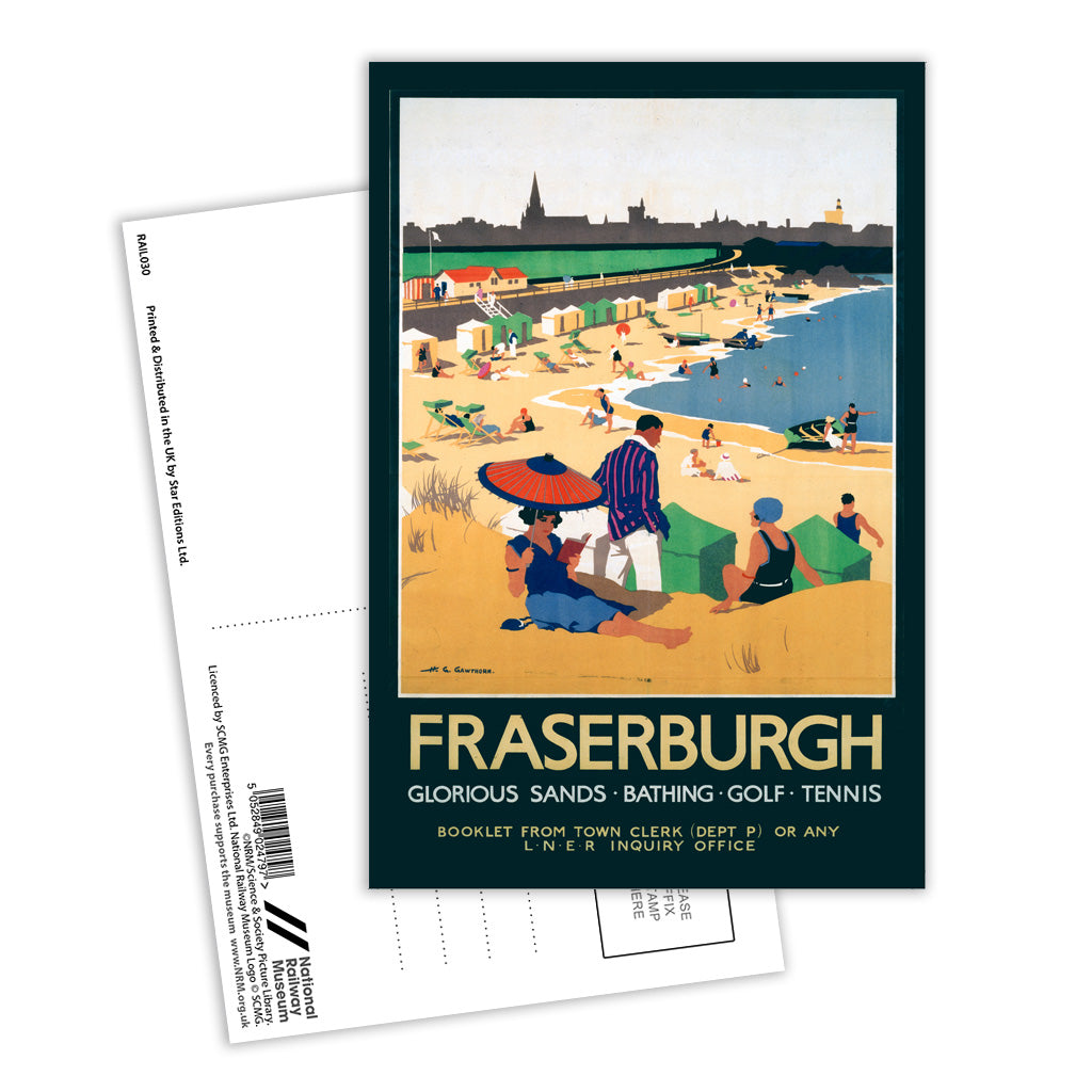 Fraserburgh Beach, Scotland Postcard Pack of 8