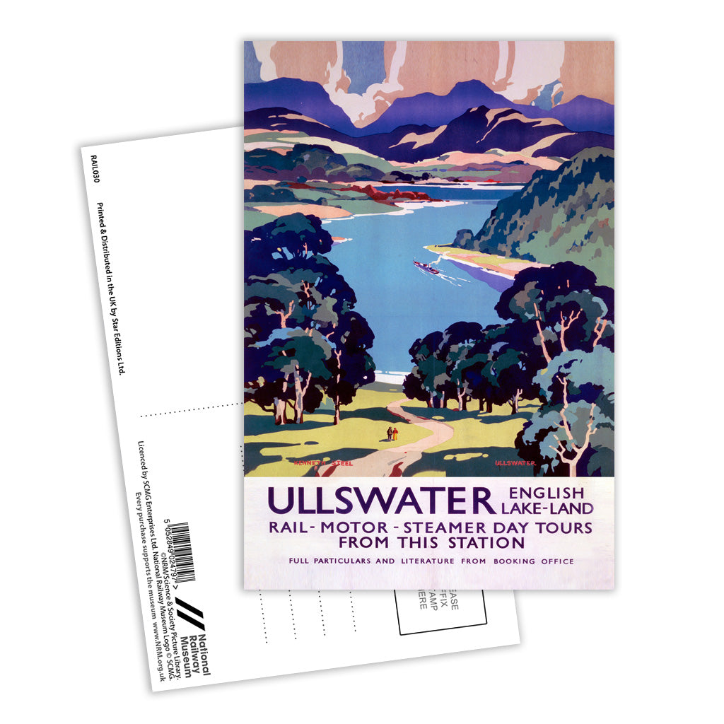 Ullswater, English Lake-Land Postcard Pack of 8