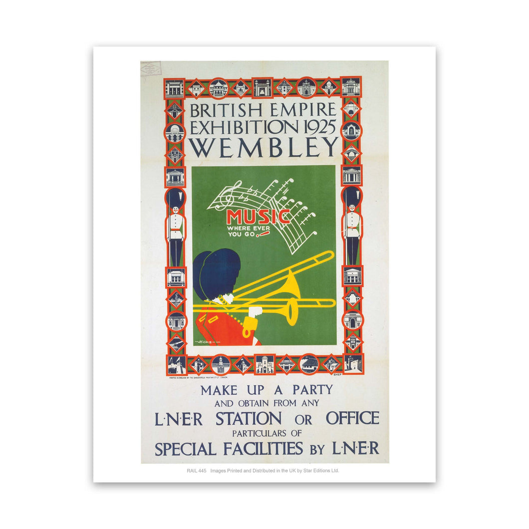 British Empire Exhibition, 1925 Wembley Art Print