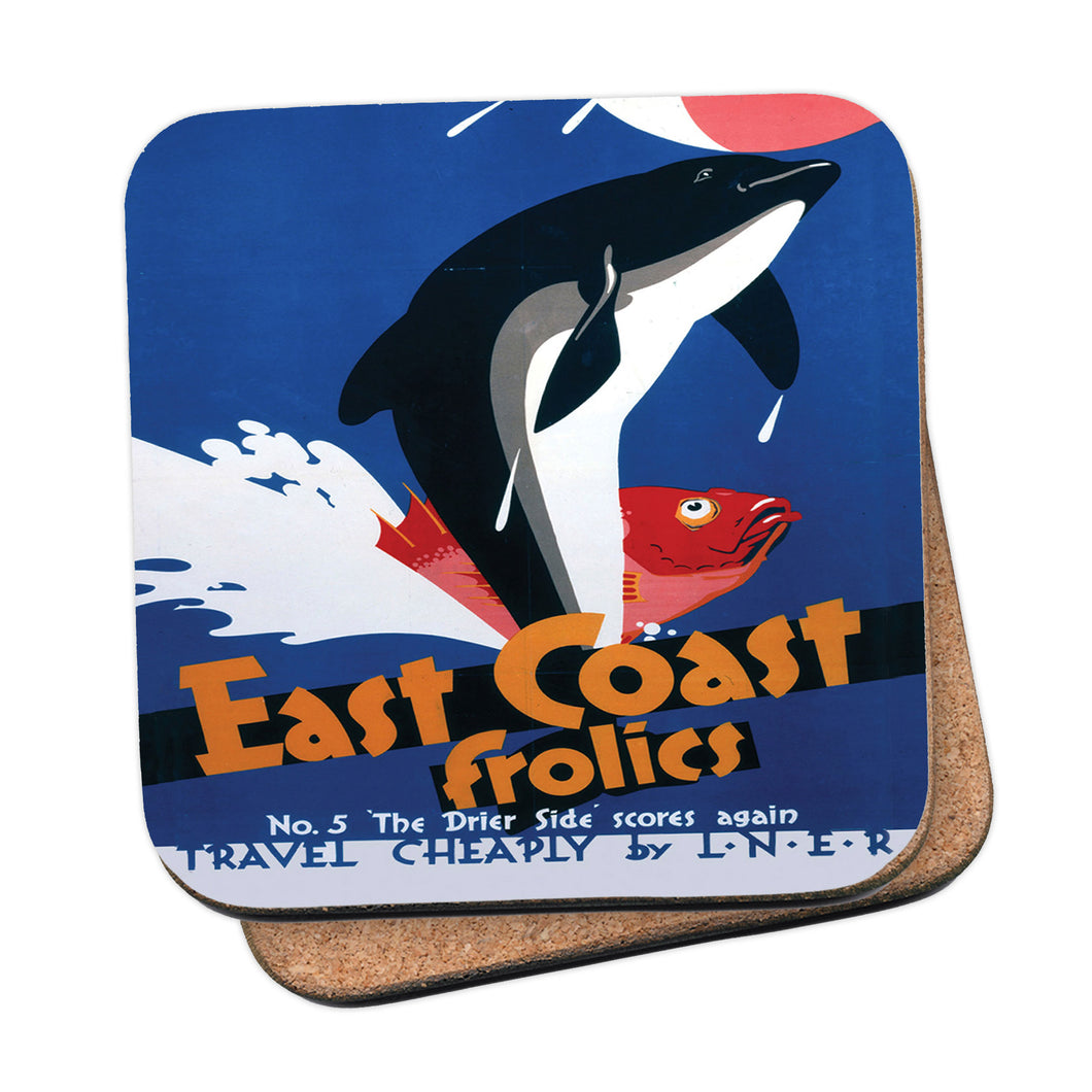 East Coast Frolics No 5 Coaster