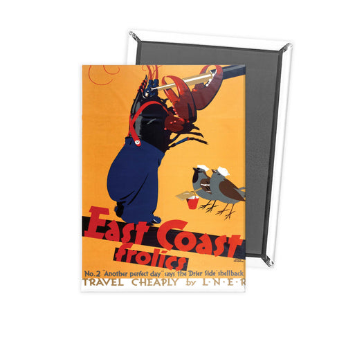 East coast frolics 2 Fridge Magnet