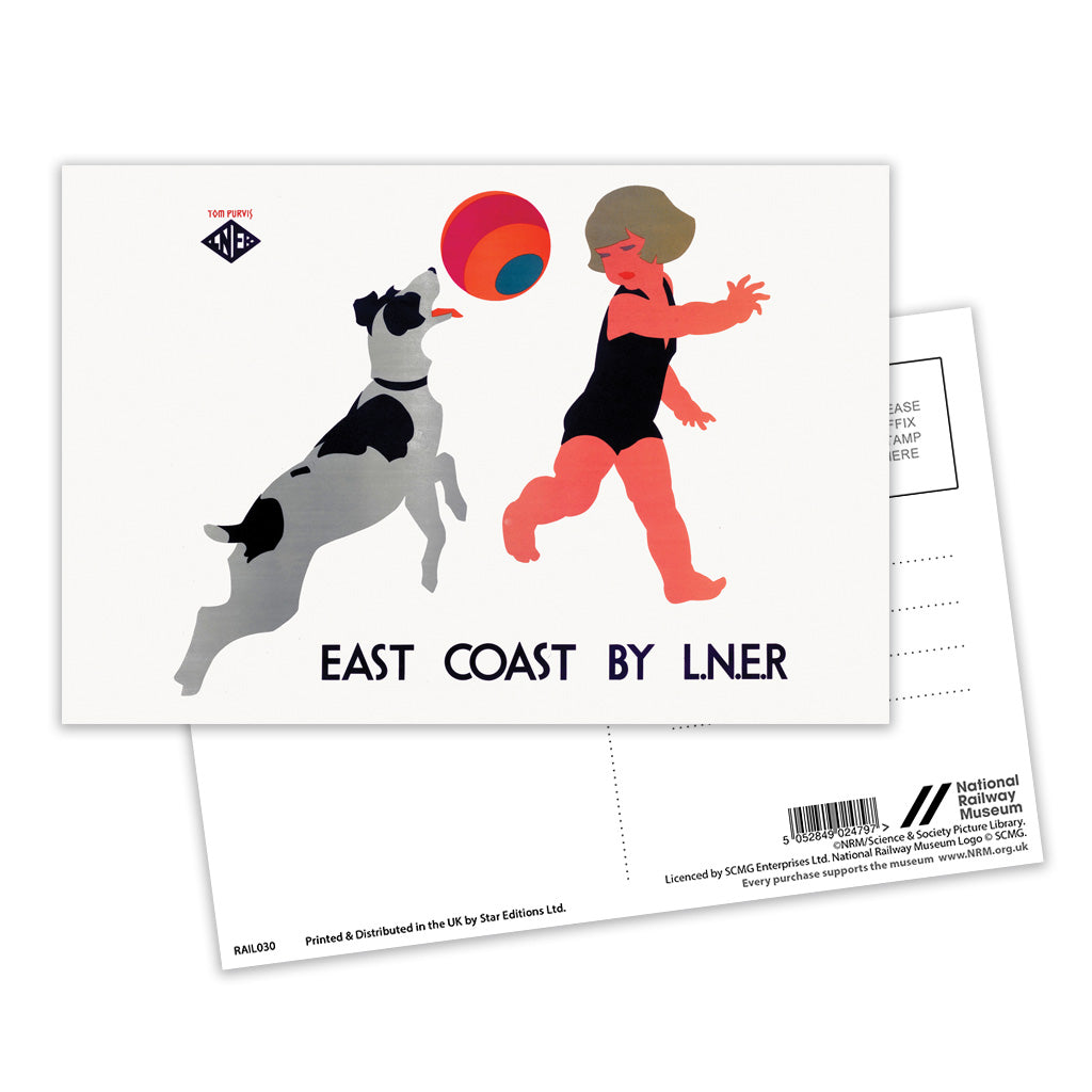 East Coast by LNER Postcard Pack of 8