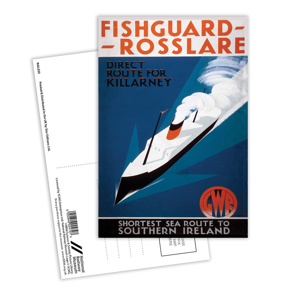 Fishguard Roeselare Postcard Pack of 8