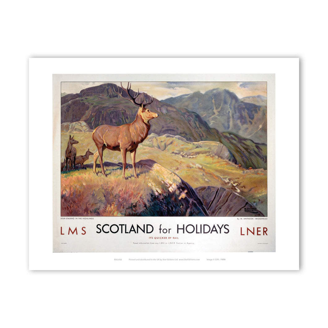 Scotland for Holidays Art Print