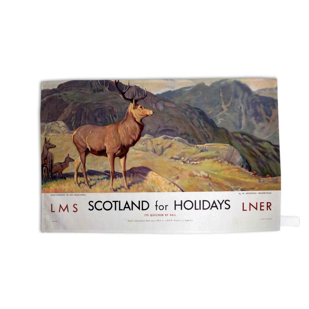 Scotland for Holidays - Tea Towel