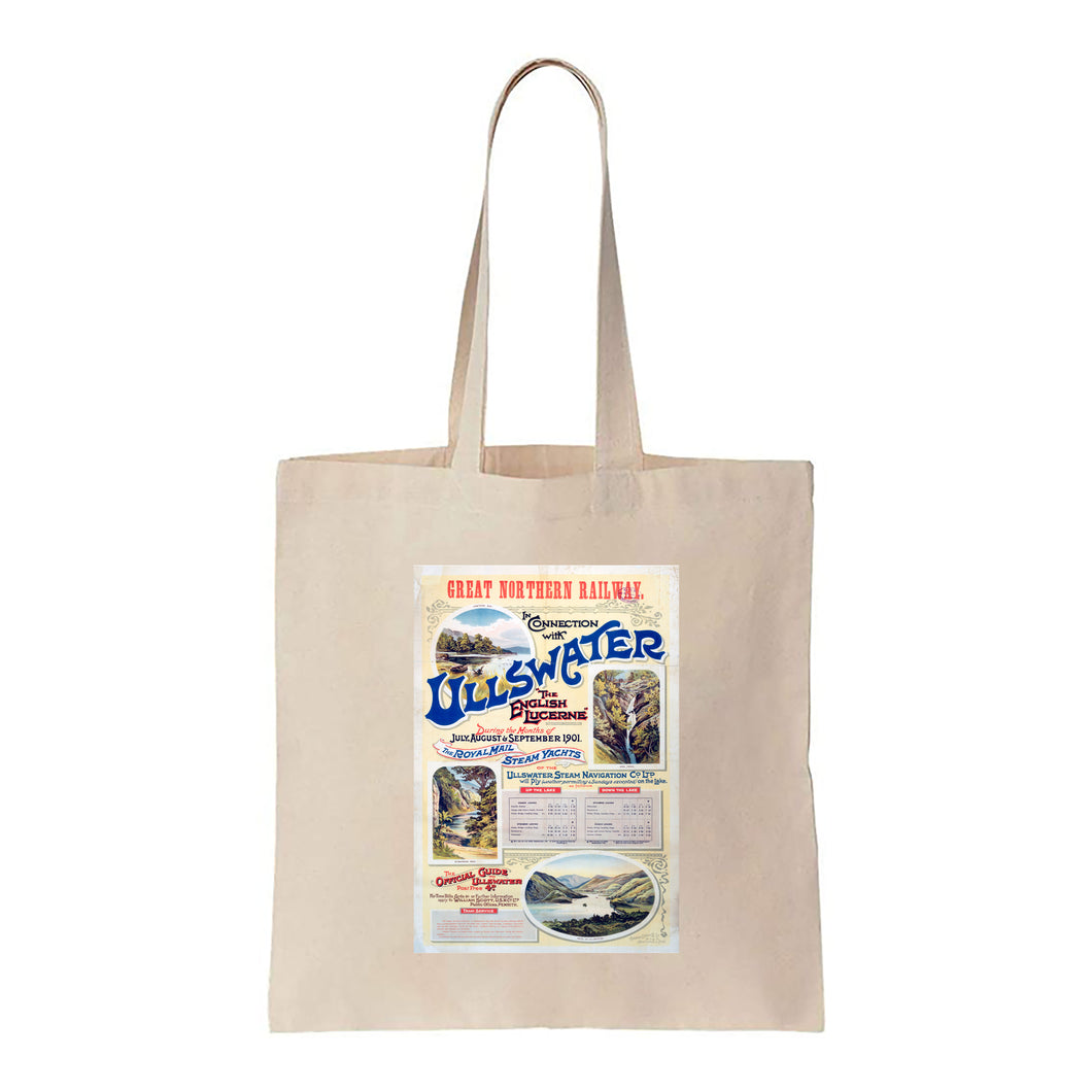 Ullswater, The English Lucerne - Canvas Tote Bag