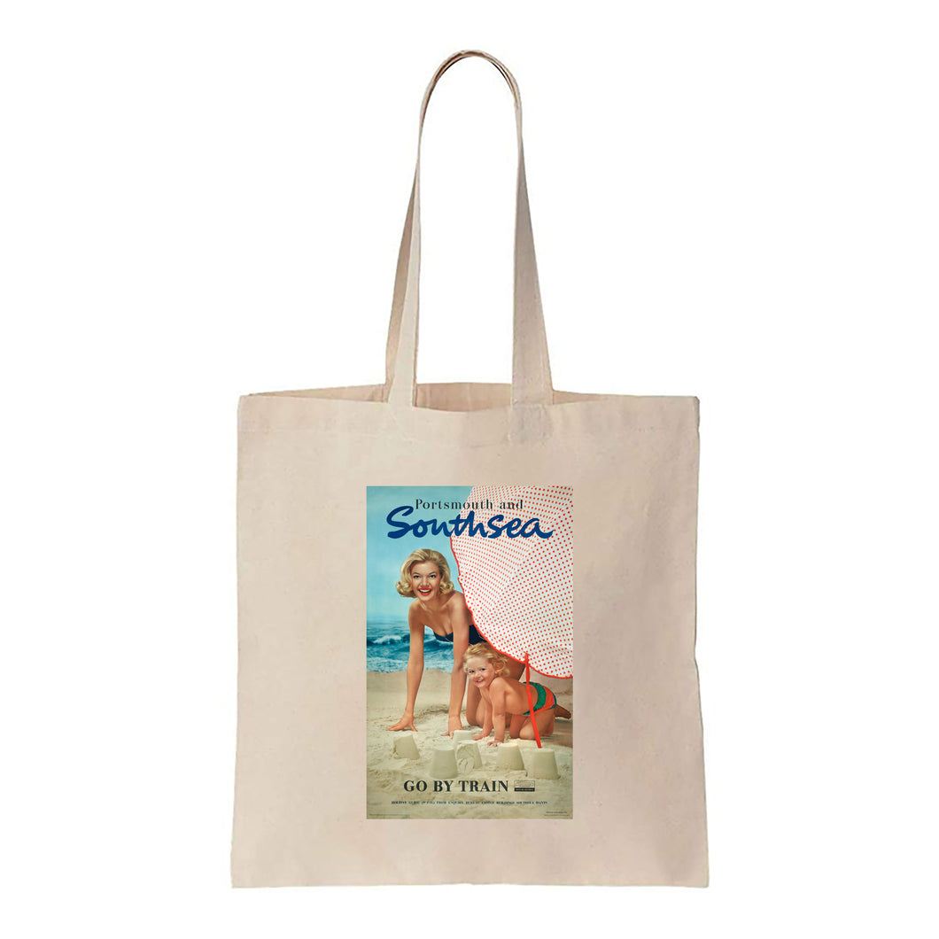 Portsmouth and Southsea, Go By Train - Canvas Tote Bag