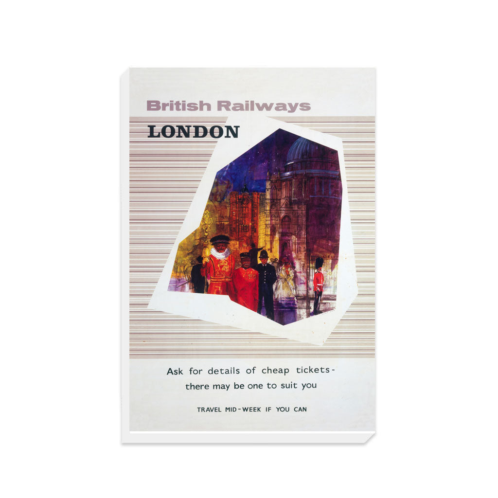 British railway London - Canvas