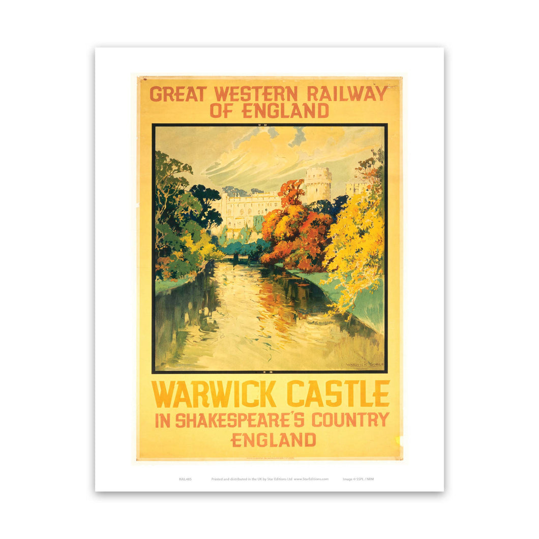 Warwick Castle - Shakespeare's Country Art Print