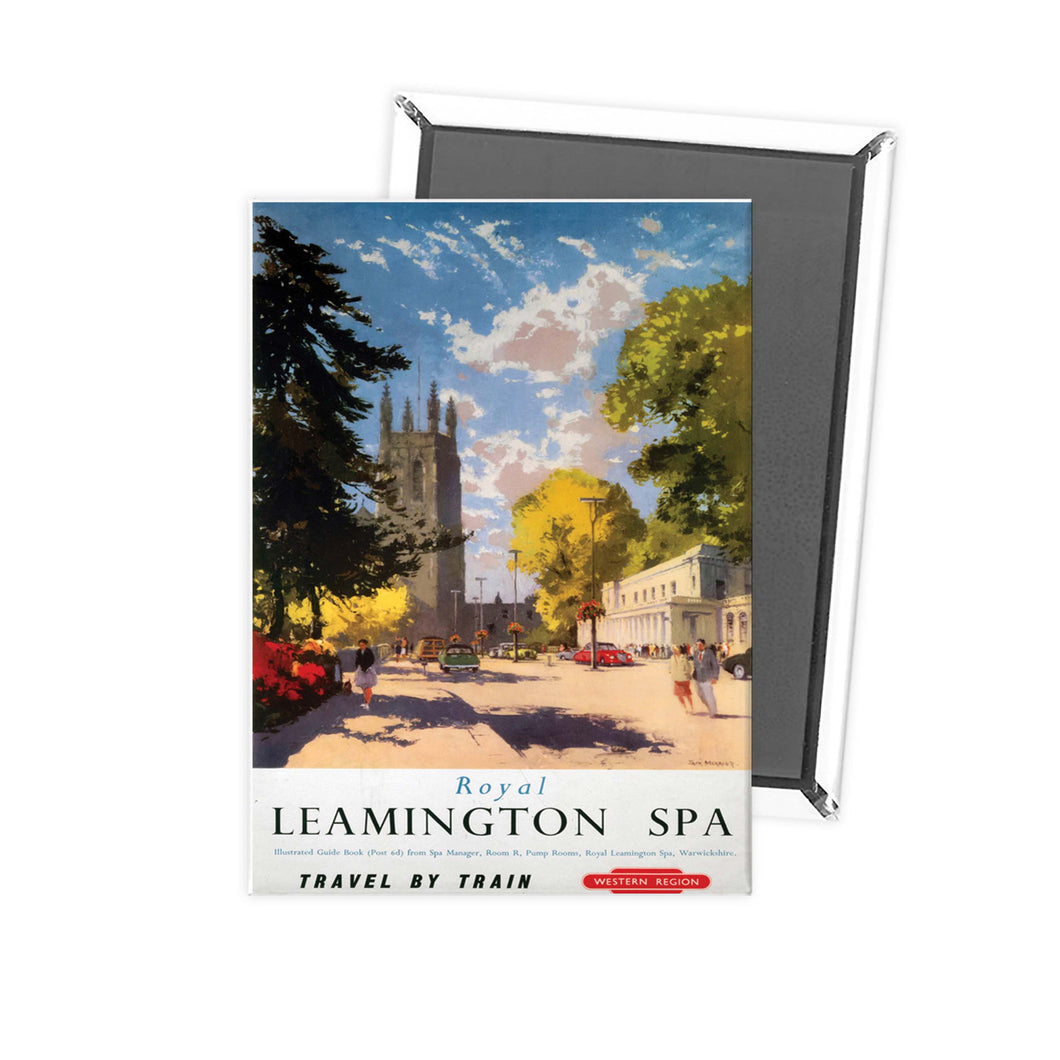 Royal Leamington Spa - Travel By train Western Region Poster Fridge Magnet