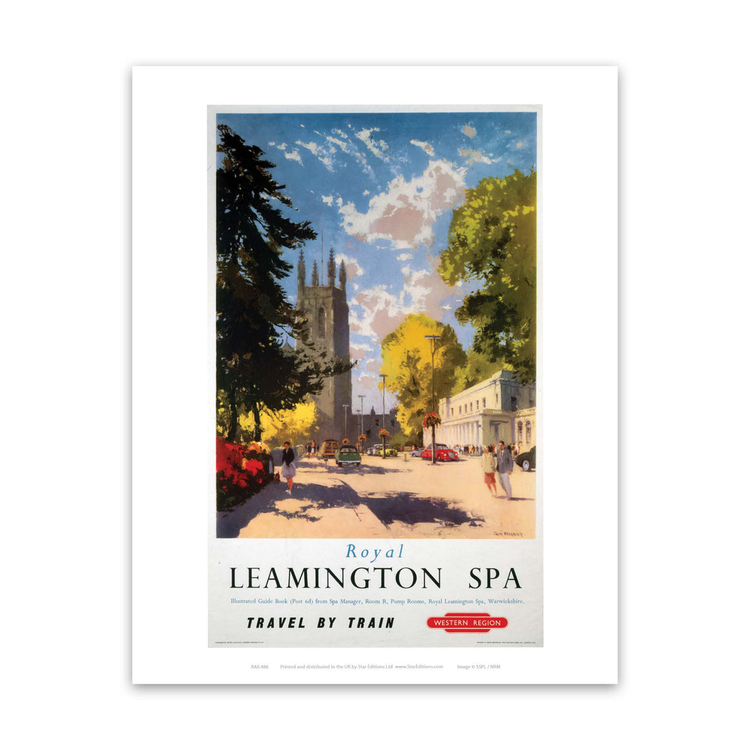 Royal Leamington Spa - Travel By Train Art Print