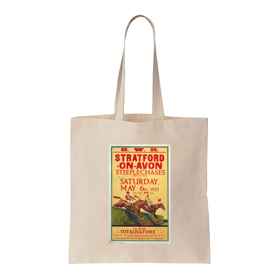 Stratford-upon-avon - Steeplechases Race 1933 - Canvas Tote Bag