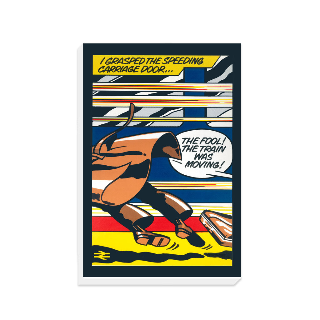 I grasped the Speeding Carriage Door - Canvas