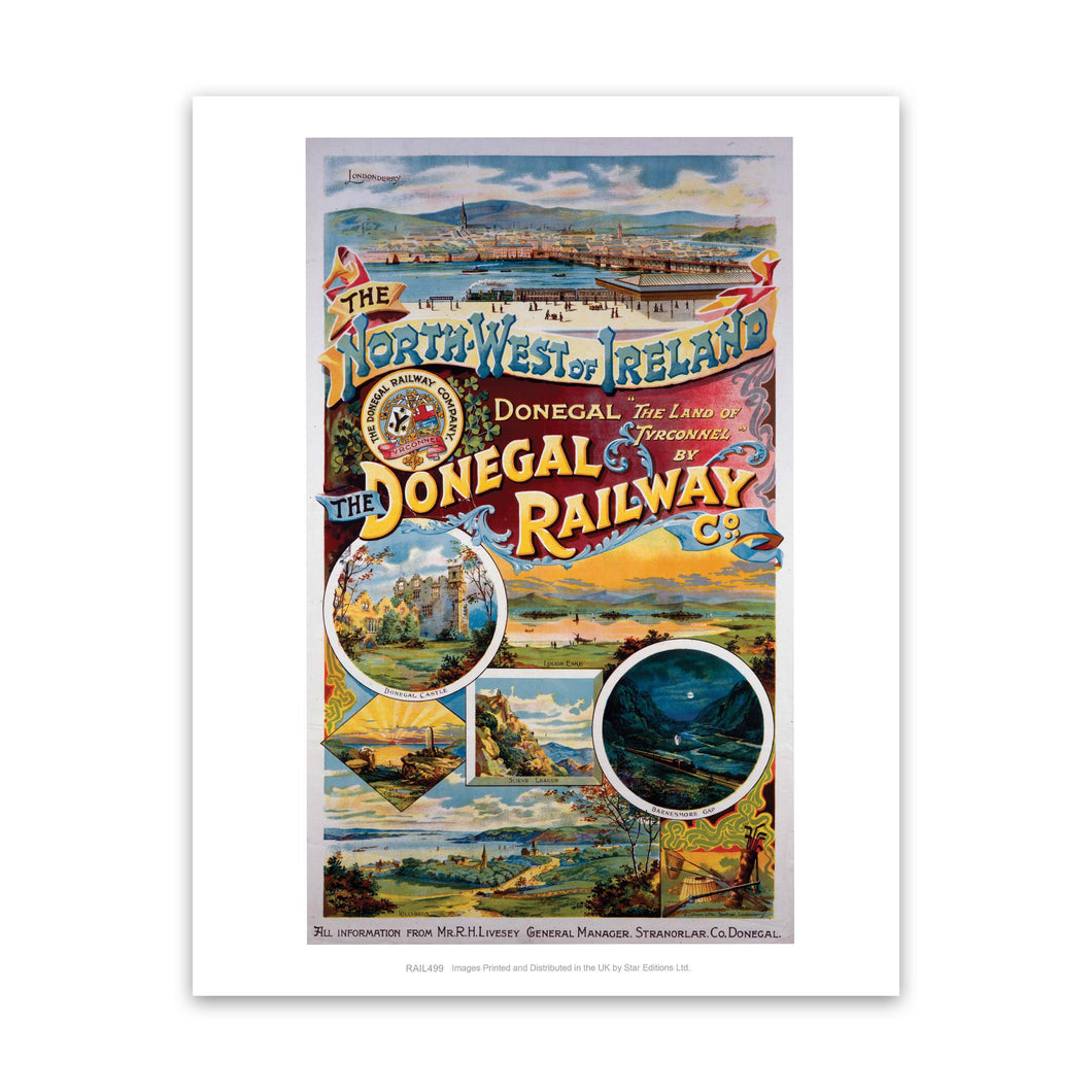 The Donegal Railway - North West of Ireland Art Print