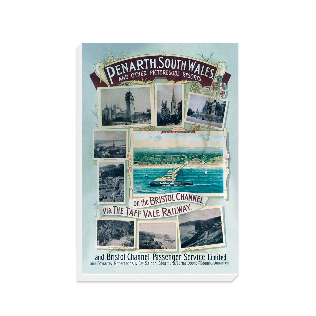 Penarth South Wales and other Picturesque Resorts - Canvas