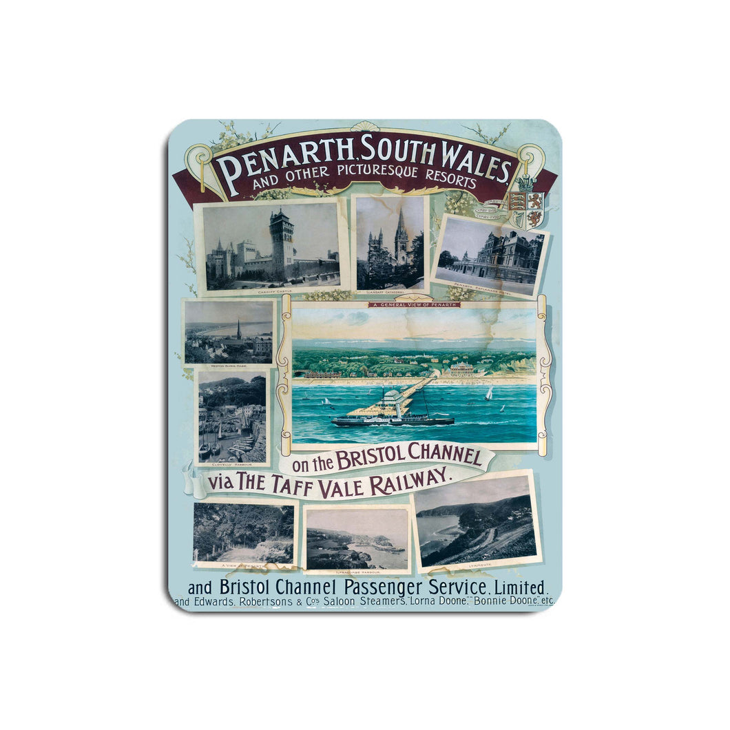 Penarth South Wales and other Picturesque Resorts - Mouse Mat