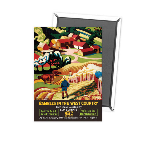 Rambles in the West Country Fridge Magnet