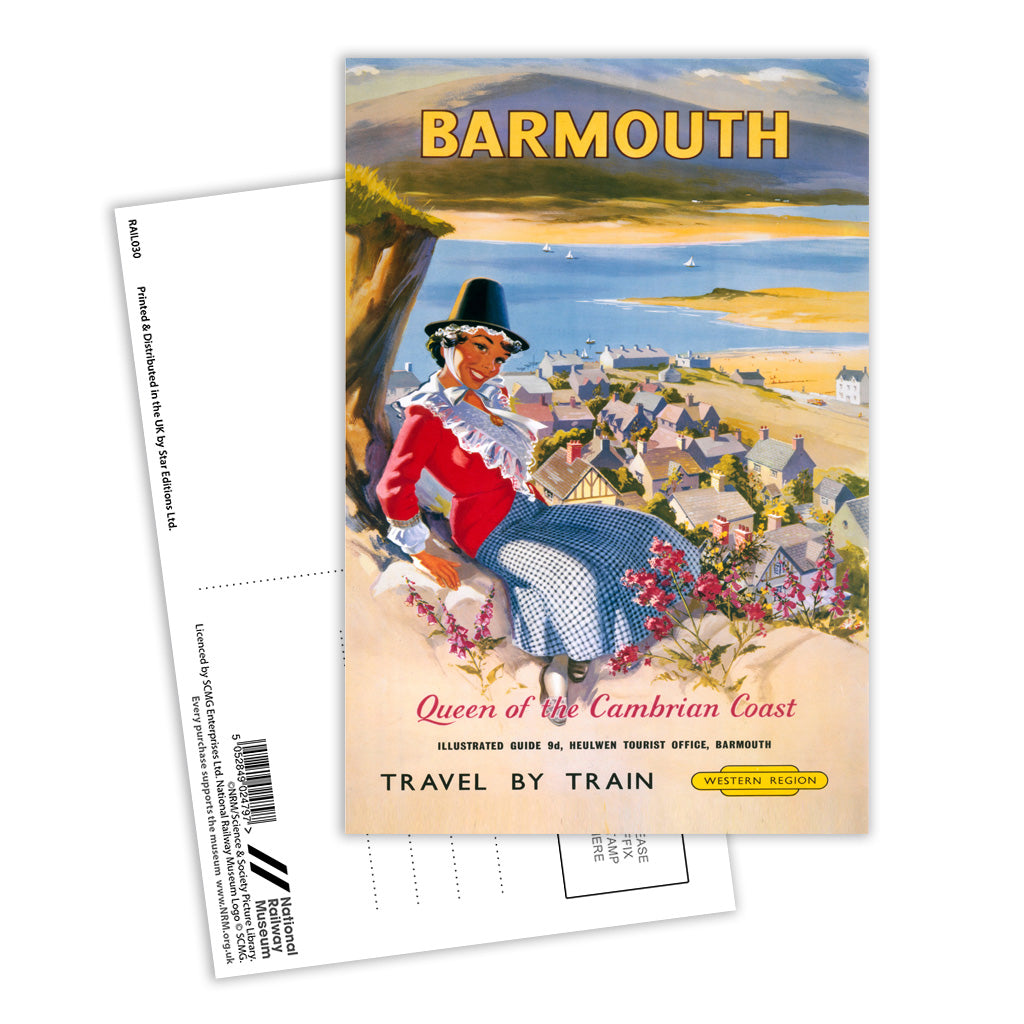 Barmouth - Queen of the Cambrian Coast Postcard Pack of 8