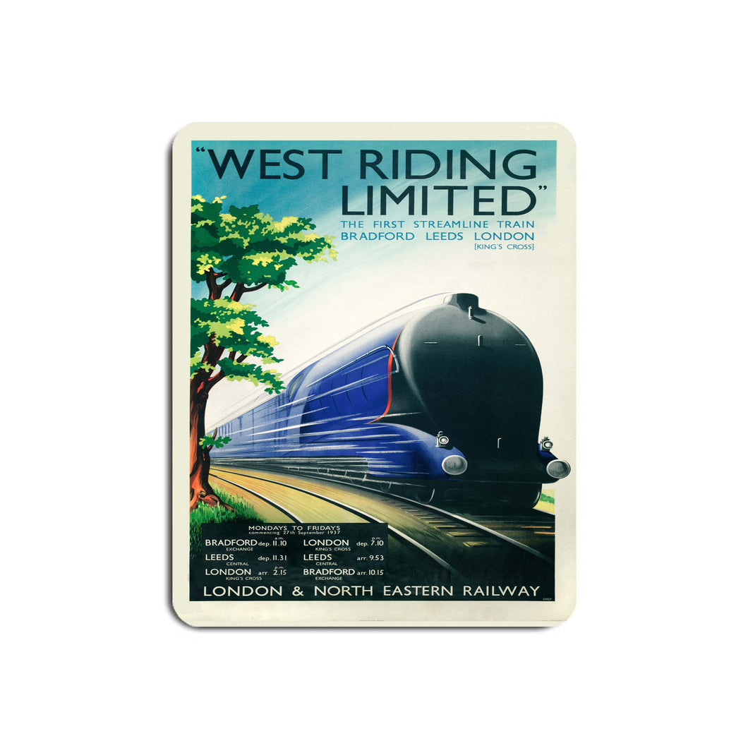West Riding Limited - Steamline Train - Bradford, Leeds, London - Mouse Mat
