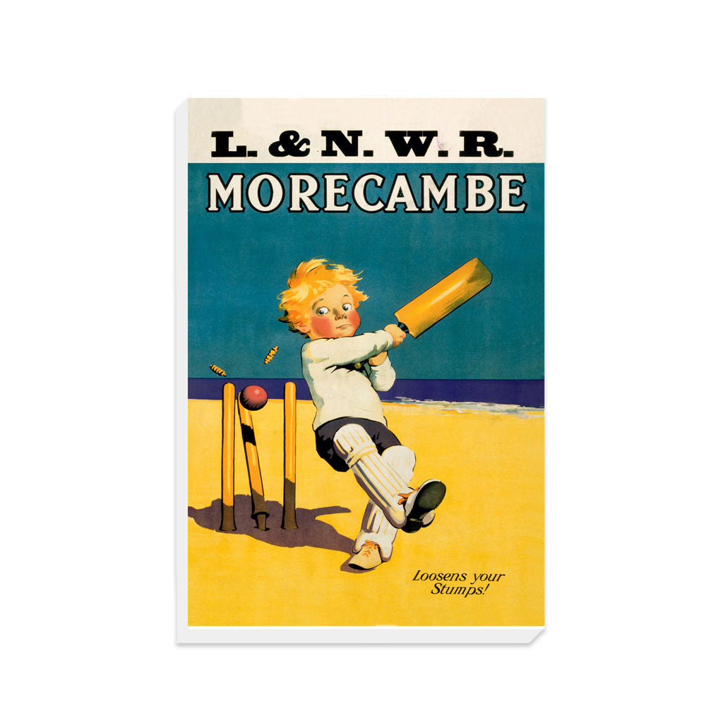 Morecambe - Loosens your stumps - Canvas