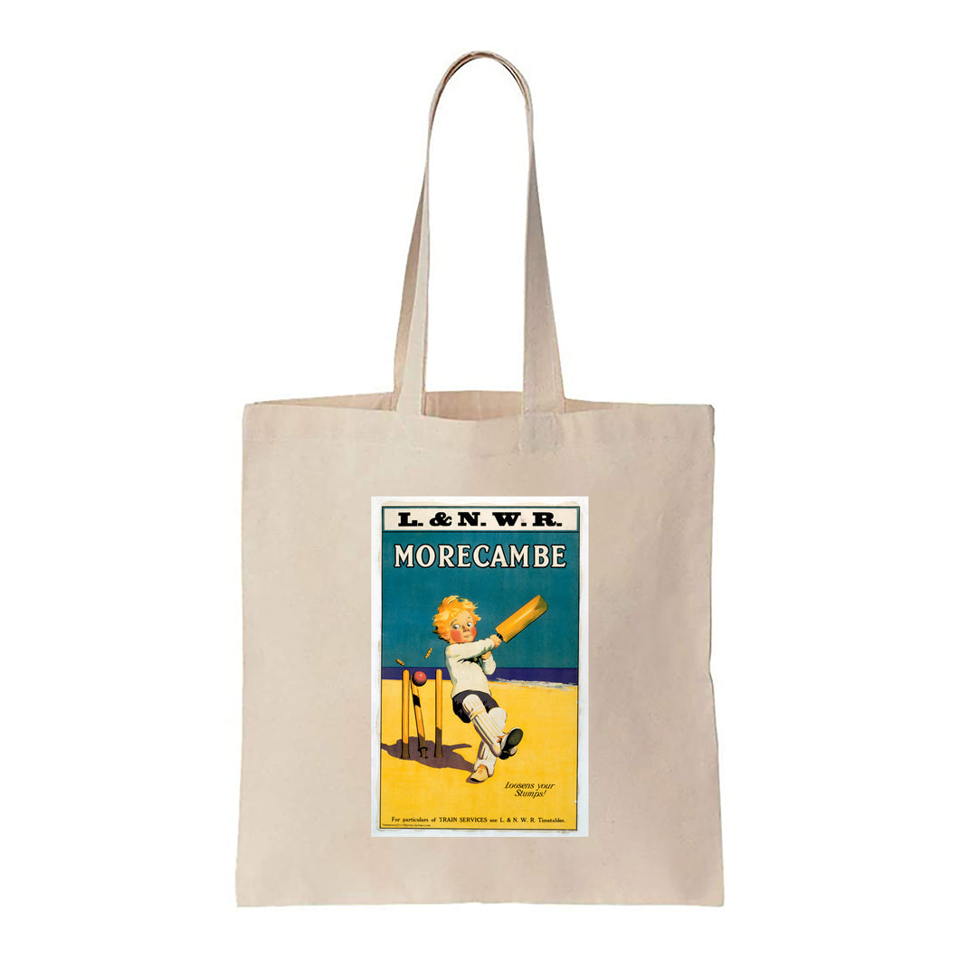 Morecambe - Loosens your stumps - Canvas Tote Bag
