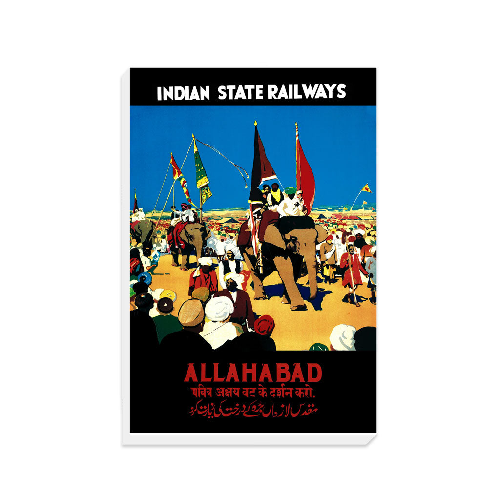 Indian State Railways - Allahabad - Canvas