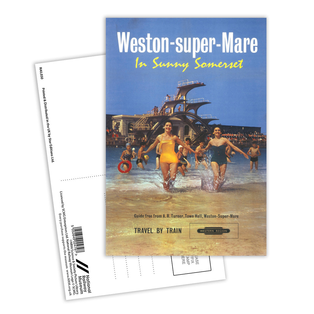 Weston-super-Mare - In Sunny Somerset Postcard Pack of 8