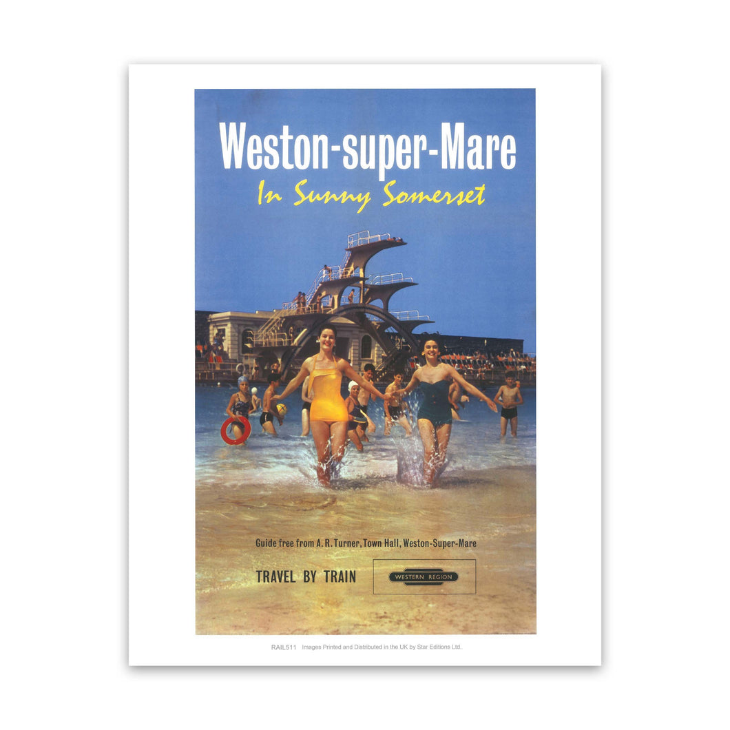 Weston-super-Mare - In Sunny Somerset Art Print