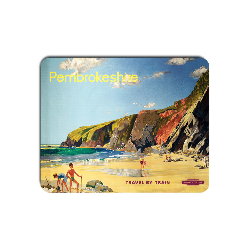 Pembrokeshire Travel by Train - Mouse Mat