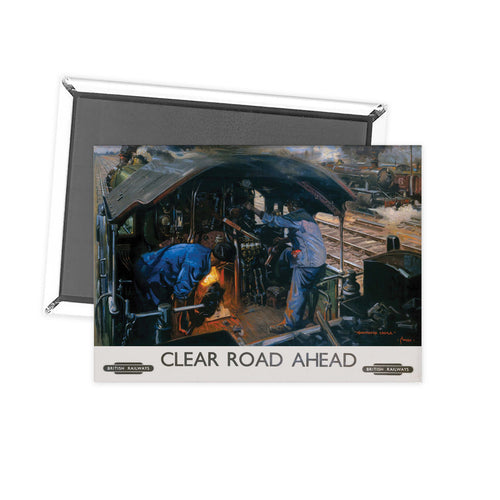 Clear Road Ahead - Monmouth Castle Fridge Magnet
