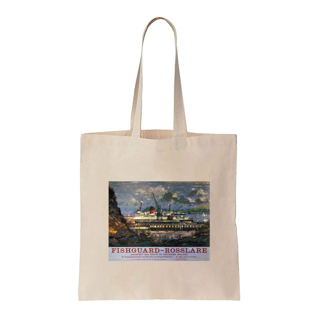 Fishguard - Rosslare - Southern Ireland - Canvas Tote Bag