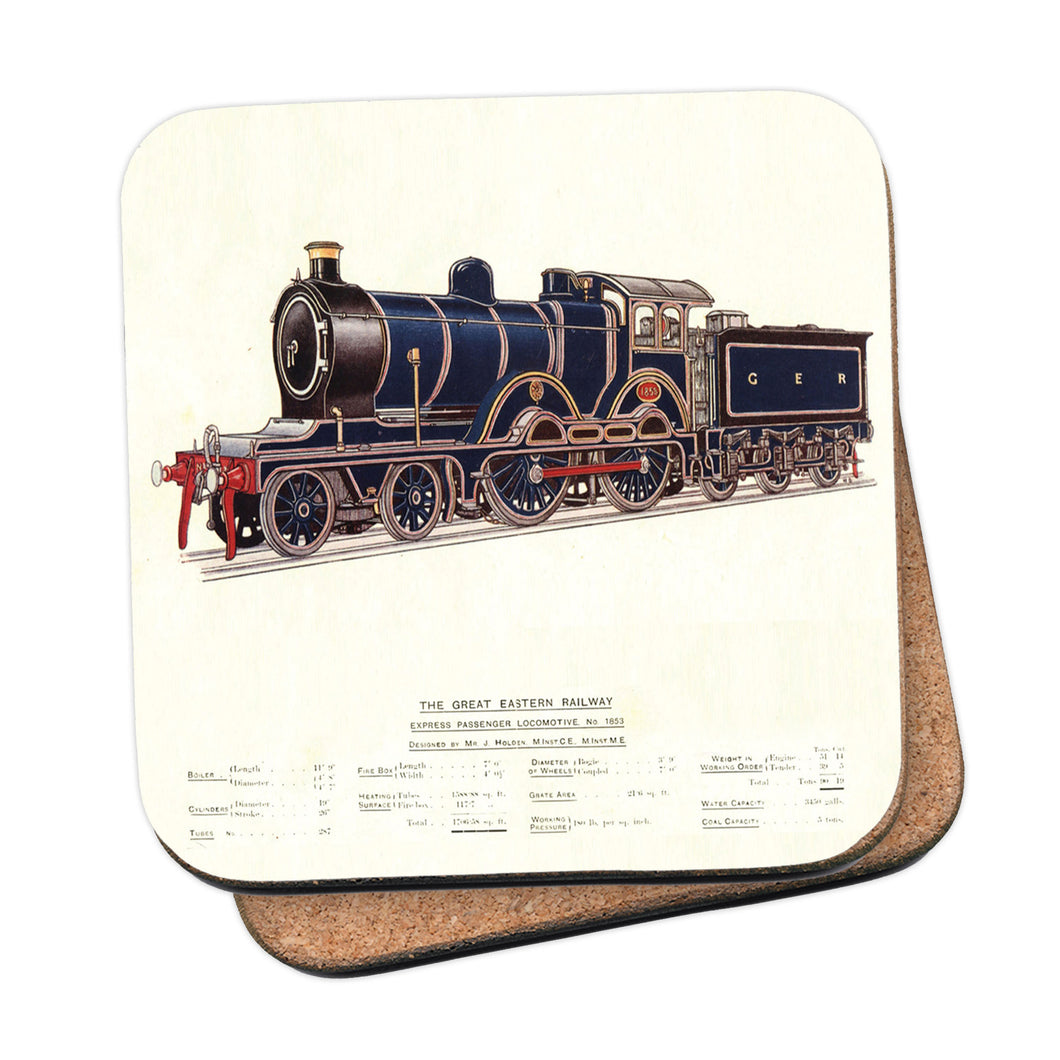 Express Passenger Locomotive, No.1853 - Great Eastern Railway Coaster