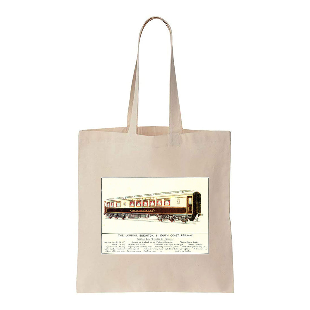 Pullman Car, Duchess of Norfolk - Canvas Tote Bag