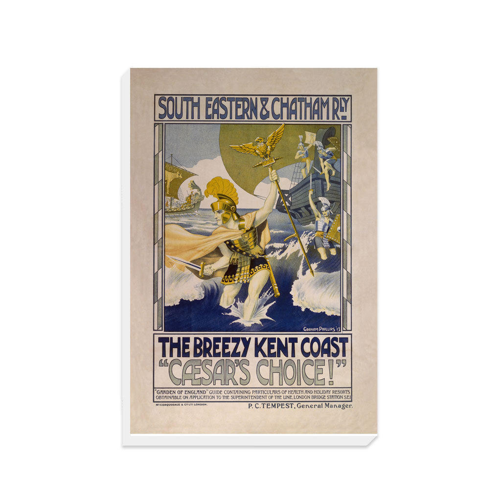 South Eastern and Chatham Railway - Brezzy Kent Coast - Canvas