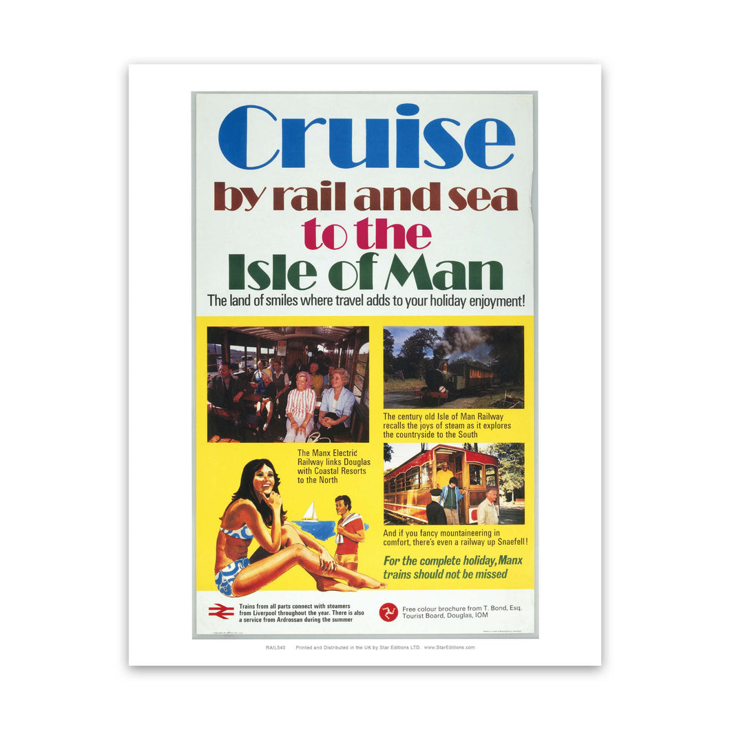 Cruise to the Isle Of Man Art Print