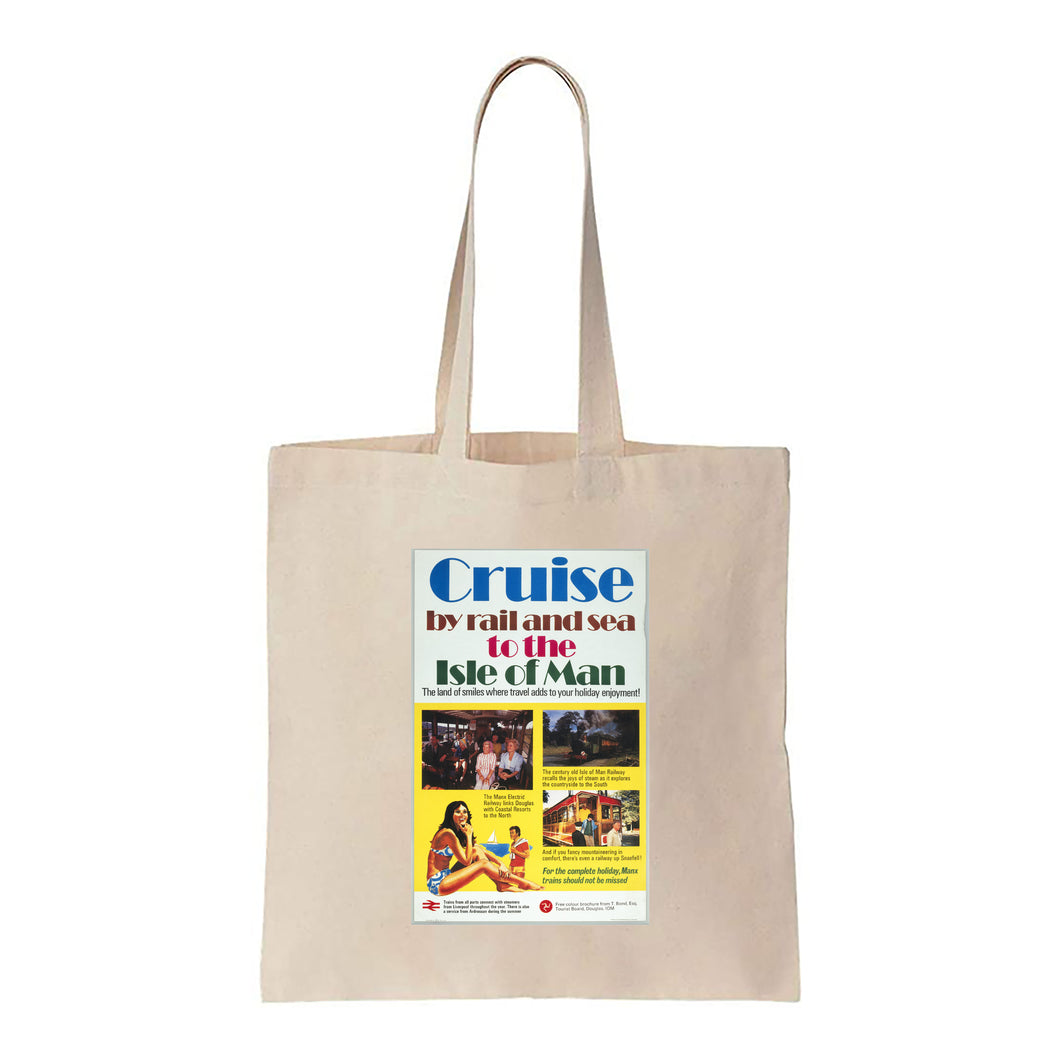 Cruise to the Isle Of Man - Canvas Tote Bag