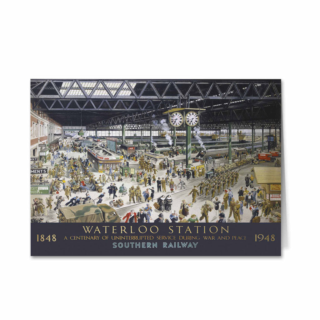 Waterloo Station - Southern Railway Greeting Card