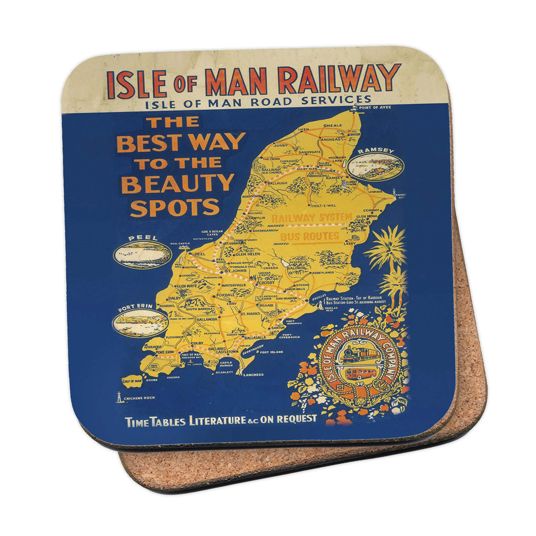 Isle Of Man Railway - The Best Way to the Beauty Spots Coaster