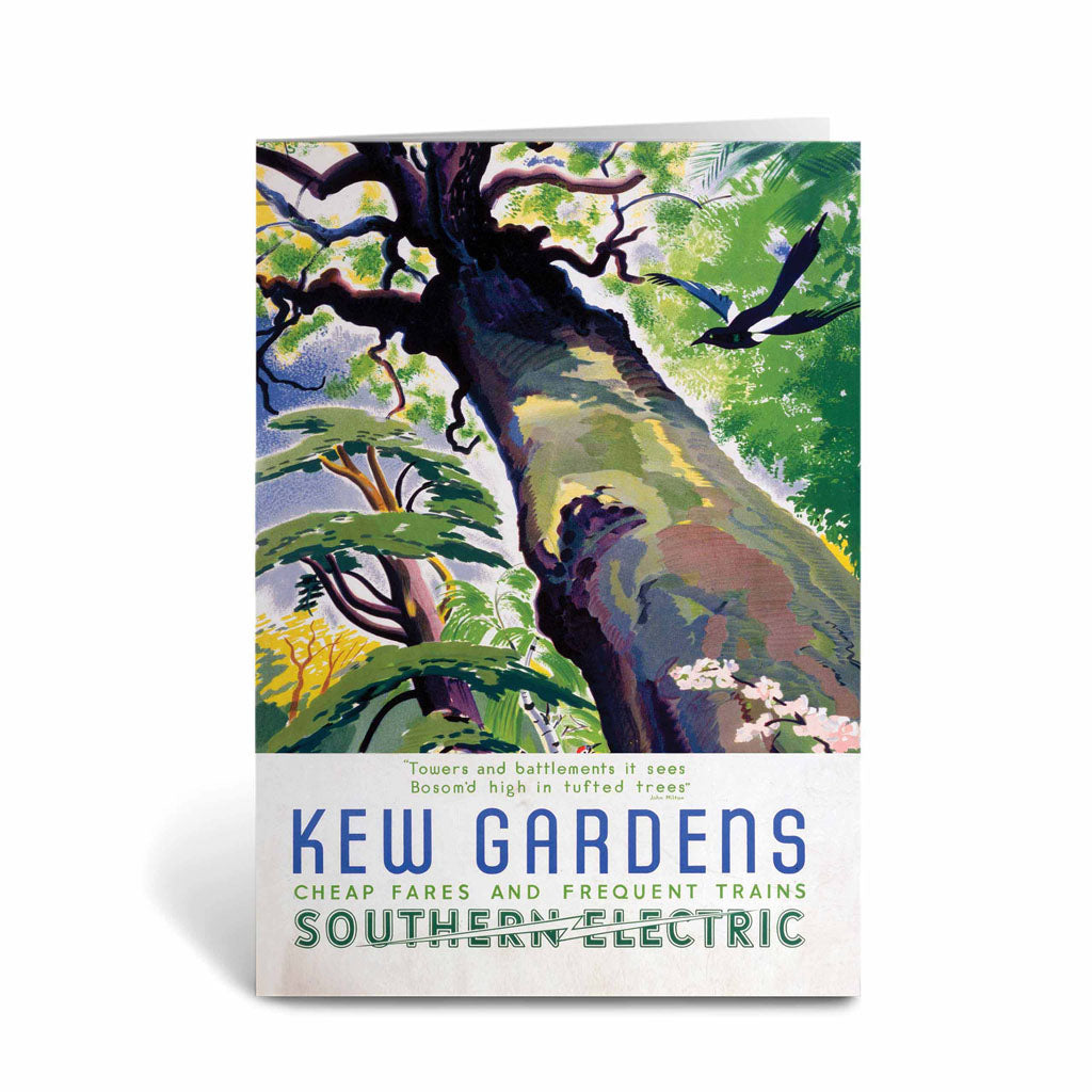 Kew Gardens - Southern Electric Greeting Card