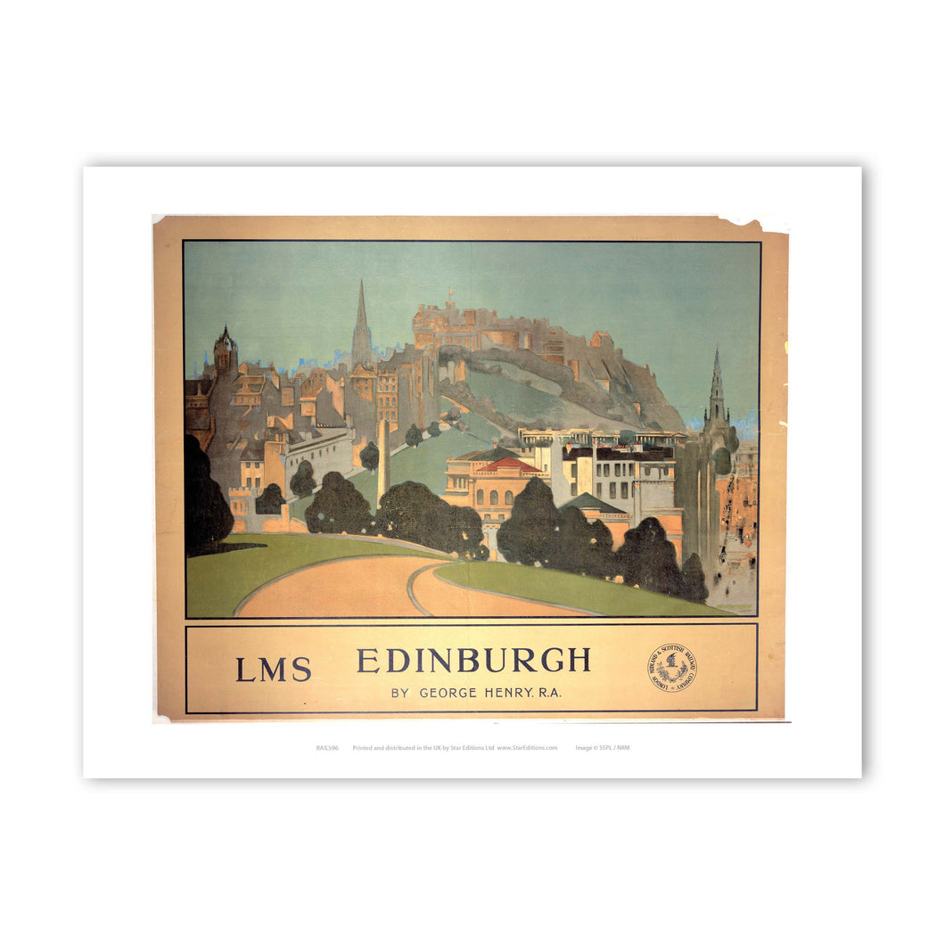 Edinburgh - LMS Art Print