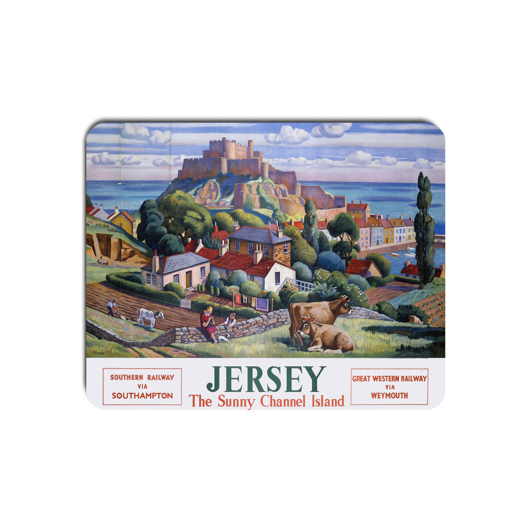 Jersey, the Sunny Channel Island - Mouse Mat