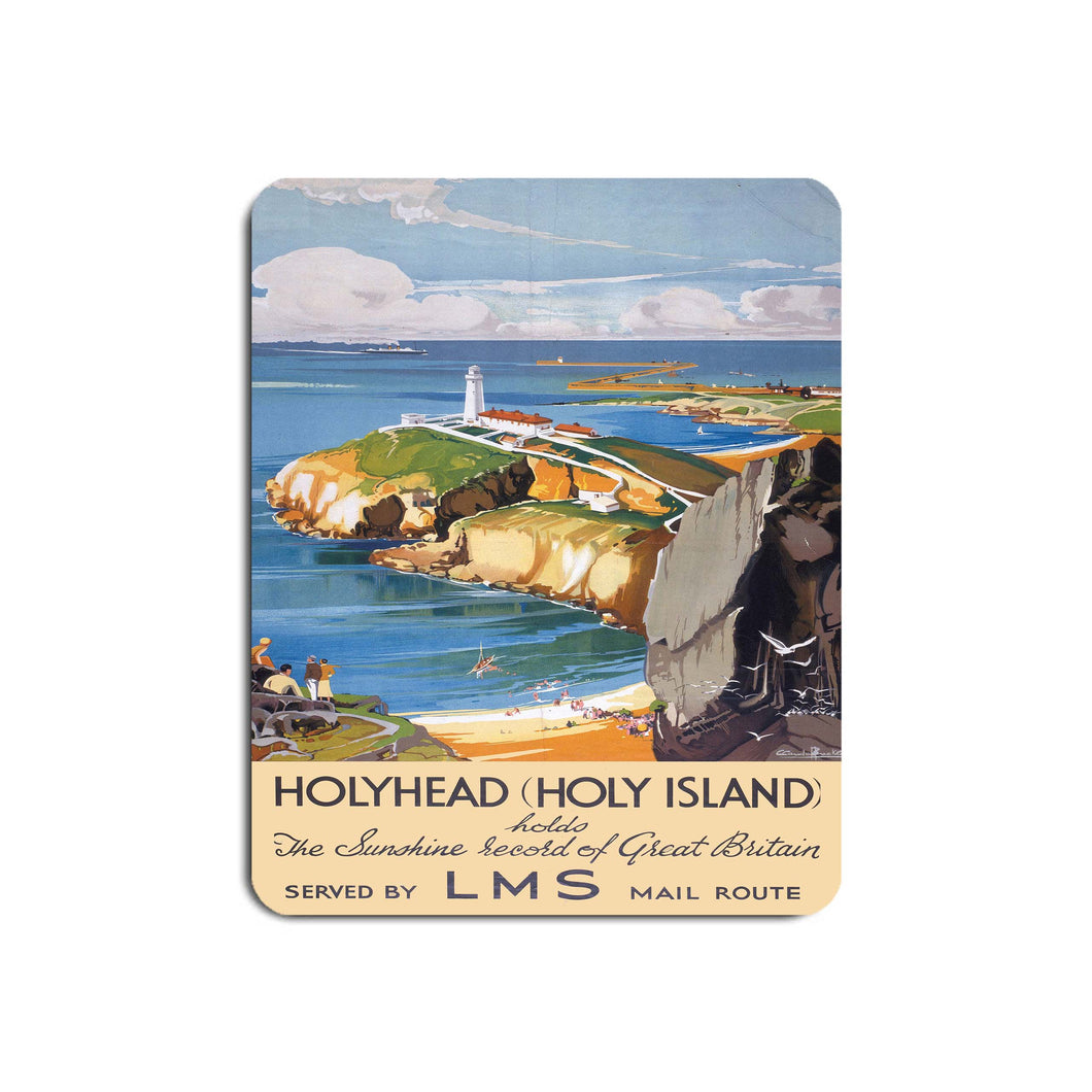 Holy Island - Sunshine Record Of Britain LMS - Mouse Mat