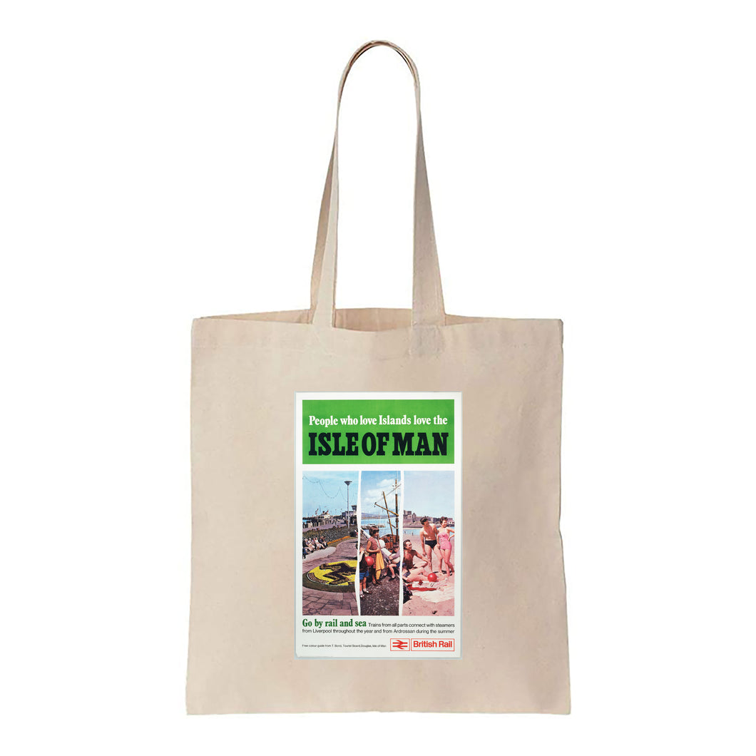 Isle Of Man - British Rail - Canvas Tote Bag