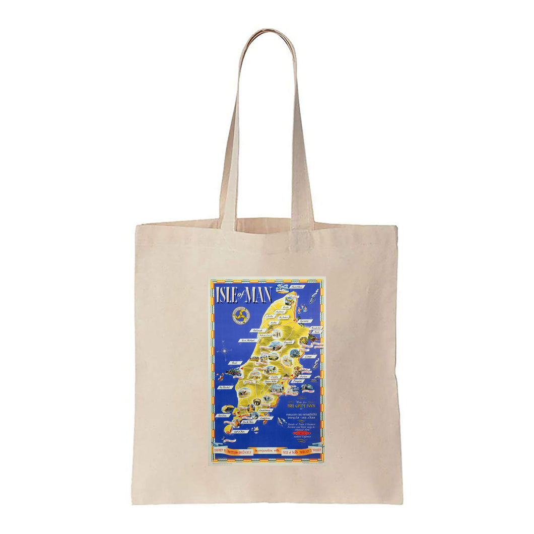 Isle Of Man, Guide Book - Canvas Tote Bag