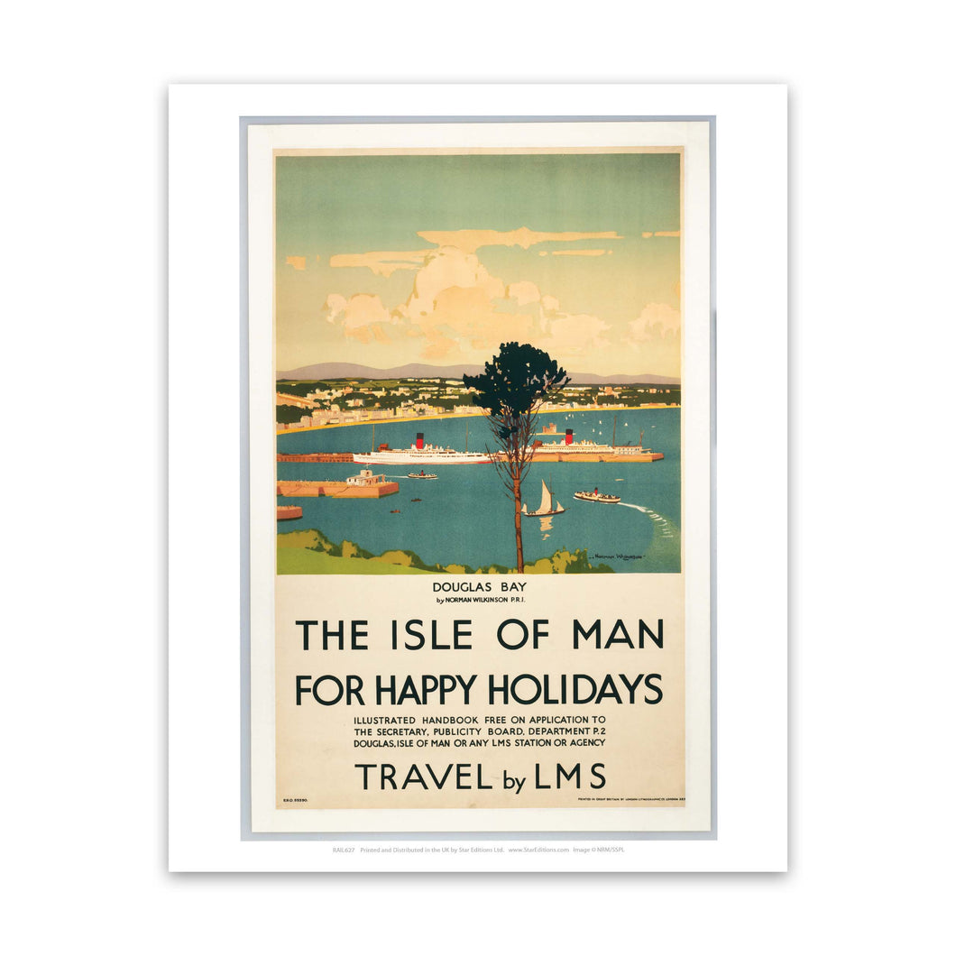 Douglas Bay, The Isle of Man Art Print