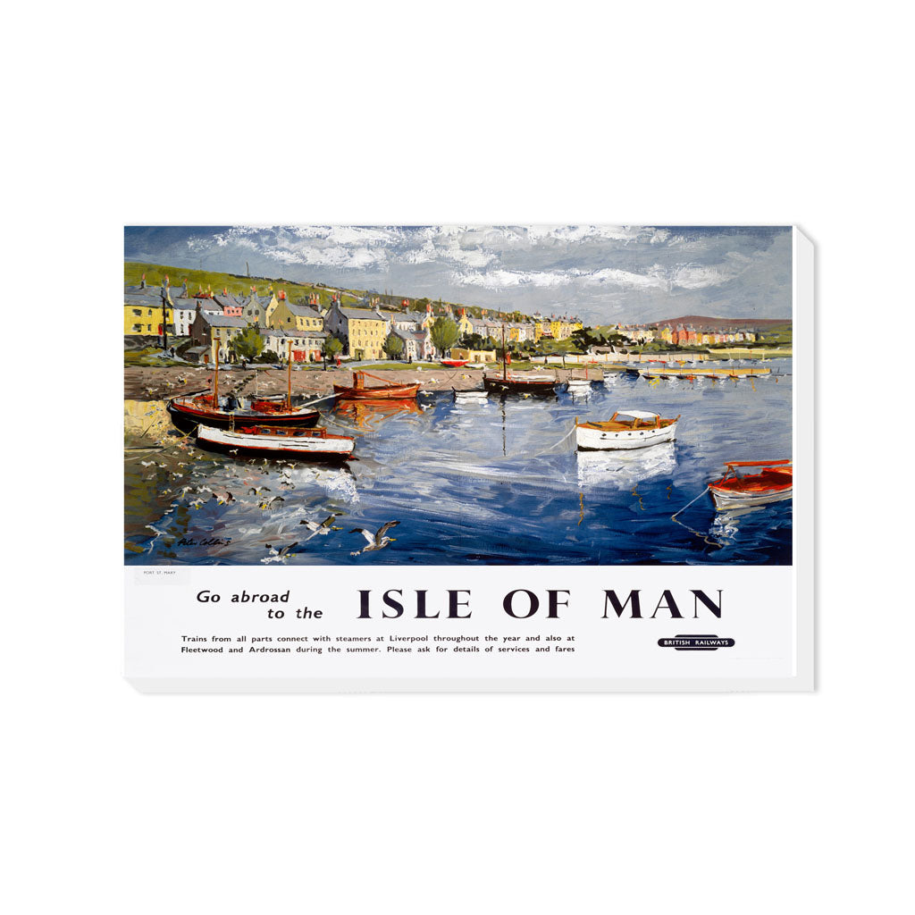 Go Abroad to the Isle of Man - Port St Mary - Canvas