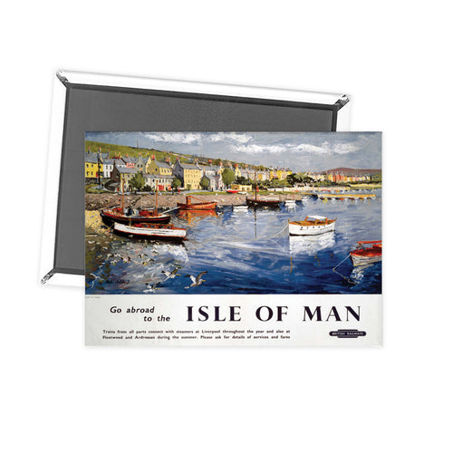 Go Abroad to the Isle of Man - Port St Mary by British Rail Fridge Magnet